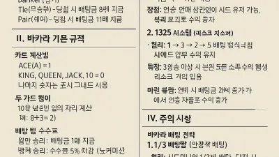 [토토매니저] 카지노의 왕! 바카라 게임 방법과 배팅 전략 총정리
